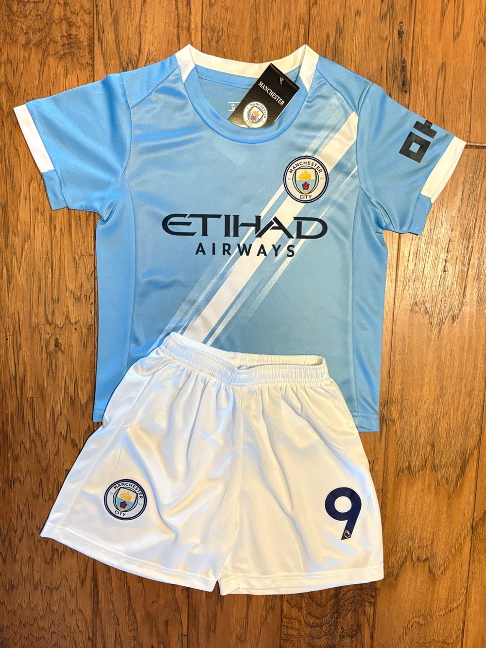 Erling Haaland Manchester City Soccer Jersey Toddler Youth 18 20 22 24 26 28 30